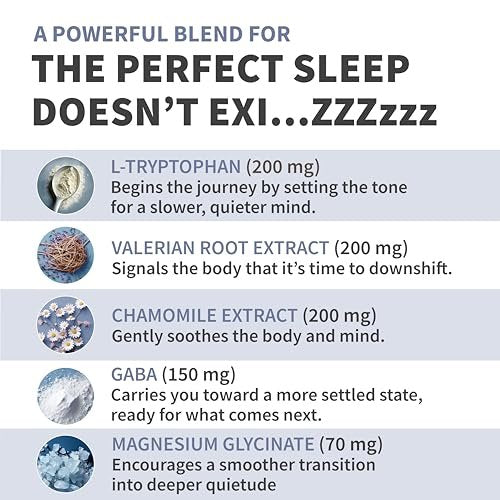 12-in-1 Schlafunterstützung Kapseln - Melatoninfrei & nicht abhängig machend mit Magnesium, Ashwagandha, L-Tryptophan, Baldrianwurzel, GABA und 5-HTP (90 Kapseln)