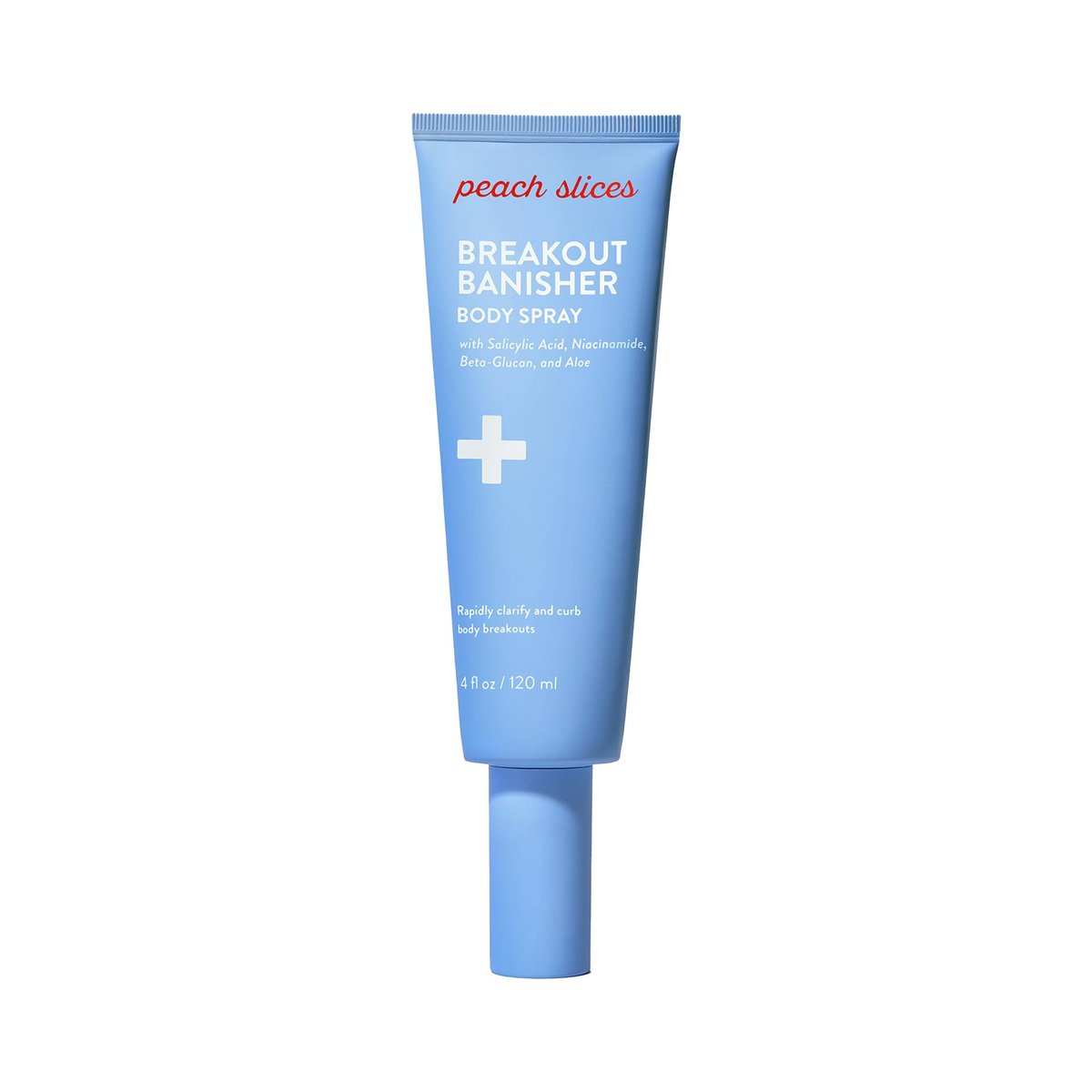 Peach Slices - Breakout Banisher Body Spray (120 ml) - 1% Salicylsäure, Glykolsäure - Körperausbrüche klären & vorbeugen - Niacinamid, Beta-Glucon, Aloe - Vegan, Tierversuchsfrei, Koreanische Hautpflege & Beauty