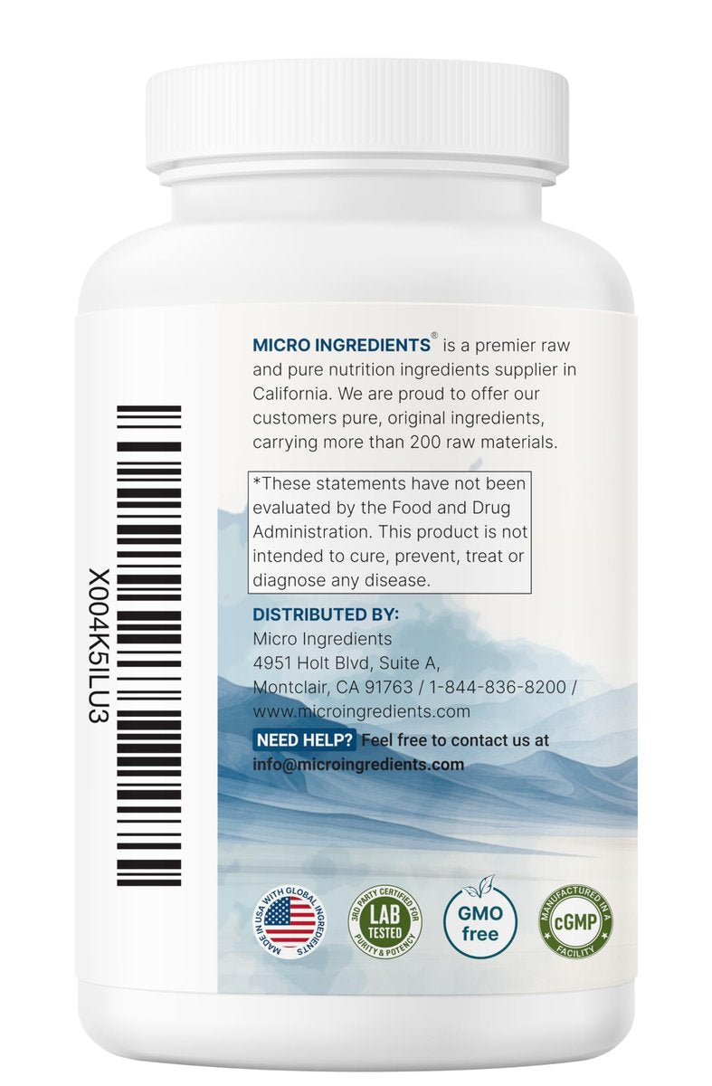 Glycin 2.000 mg pro Portion, 240 vegane Kapseln | Freie Form | Doppelte Stärke Aminosäuren | Erholsamer Schlaf und Neurotransmitter-Unterstützung | Non-GMO, Glutenfrei