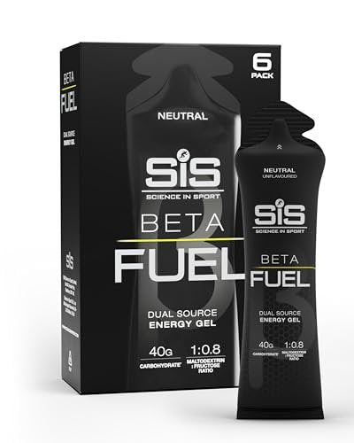 Science in Sport BETA Fuel Gel – Dual-Quellen-Energiegel – Isotonischer Gel – Schnell absorbierende Kohlenhydratenergie – Sporternährung – Magenfreundlich – Neutraler Geschmack – 6er-Pack