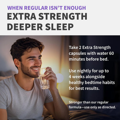 12-in-1 Melatonin Schlaf Extra Stark Kapseln - 10 mg Melatonin mit Magnesium, Ashwagandha, GABA, Kamillenextrakt, L-Theanin & Baldrianwurzel 10:1 Extrakt, 90 Stück