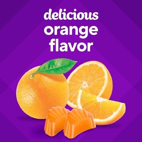 Vitafusion Zuckerfreie Power C Vitamin C Gummis – Tägliche Erwachsenen-Vitamine für Immunsystem-Unterstützung, Orangen-Geschmack, 90 Stück