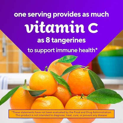 Vitafusion Zuckerfreie Power C Vitamin C Gummis – Tägliche Erwachsenen-Vitamine für Immunsystem-Unterstützung, Orangen-Geschmack, 90 Stück