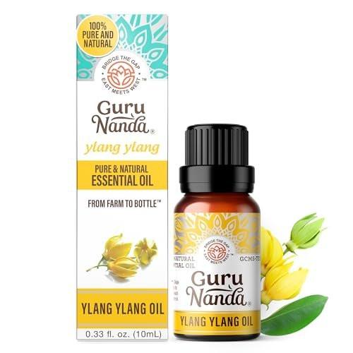 GuruNanda Ylang Ylang Ätherisches Öl (10 ml) - 100% rein, natürlich und unverdünnt für Aromatherapie, Massagen & DIY-Rezepte