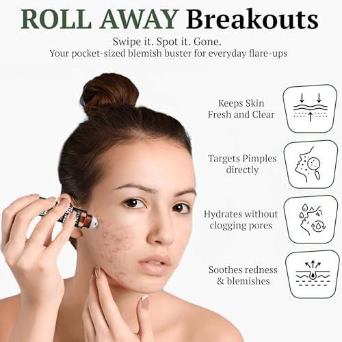 Fiora Naturals Teebaumöl Roll-On – 100% natürliches ätherisches Teebaumöl für Haut, Gesicht, Akne, Nägel, Nagelhaut, Kopfhaut & Aromatherapie-Wohlbefinden