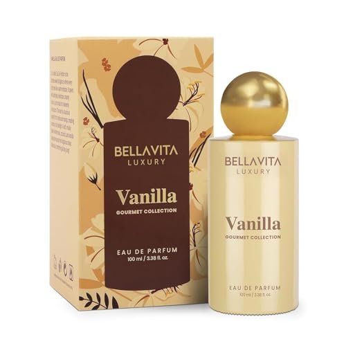 Bellavita Luxury Vanilla Eau de Parfum | 100 ml | Gourmet-Duft mit Kokos, Vanille & weißem Moschus | Langanhaltendes Unisex-Parfum