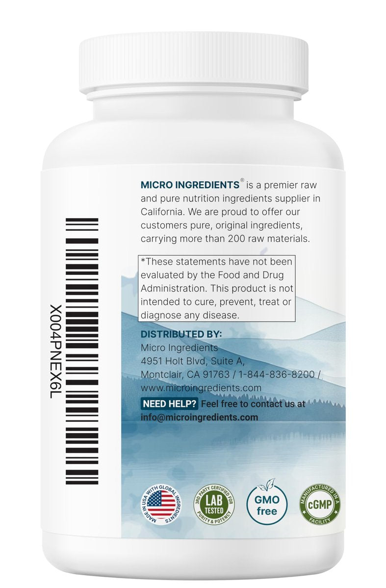 Triple Strength Magnesium Glycinat 1.500 mg pro Portion, 240 Kapseln | 500 mg pro Kapsel | Leicht absorbierbares cheliertes Magnesium + elementare Form | Unterstützt gesunde Muskeln, Knochen & Stimmung | Nicht-GMO