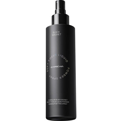 CARSLAN Schwarzer Magnet-Liquid-Puder-Make-up-Setting-Spray, 16H langanhaltende Ölkontrolle, wasserfest, 100 ml
