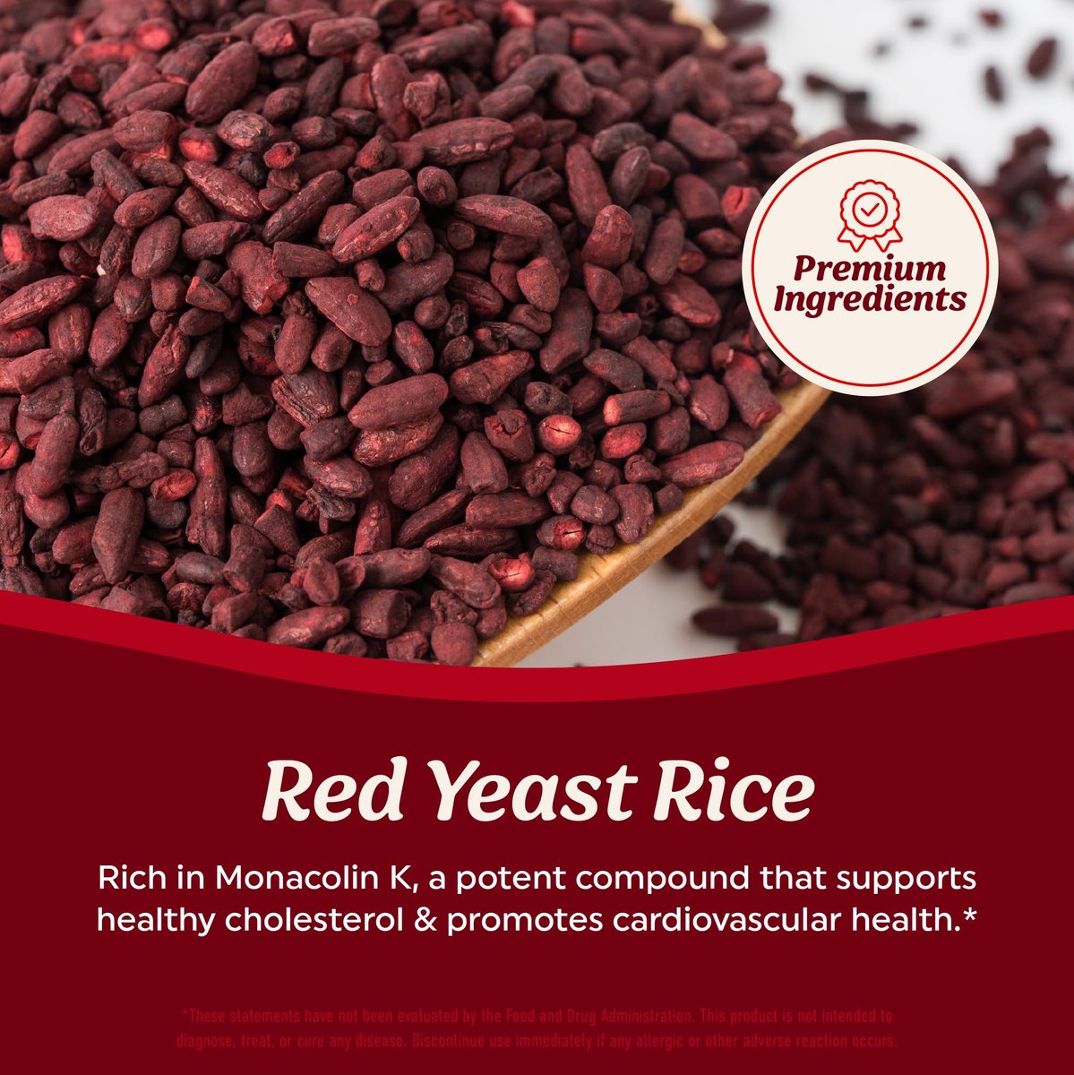 Roter Reis mit CoQ10 + Omega 3 für gesunden Cholesterinspiegel | 1200 mg | Herzgesundheit | Nicht-GVO, glutenfrei | 90 Kapseln