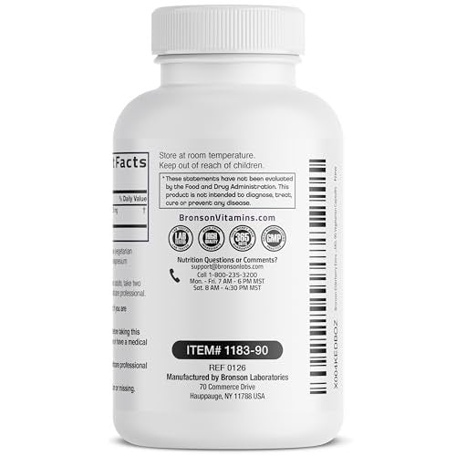 Bronson Holunder Extra Stark – Unterstützt das Immunsystem & Antioxidantien-Schutz, Non GMO, 90 Kapseln