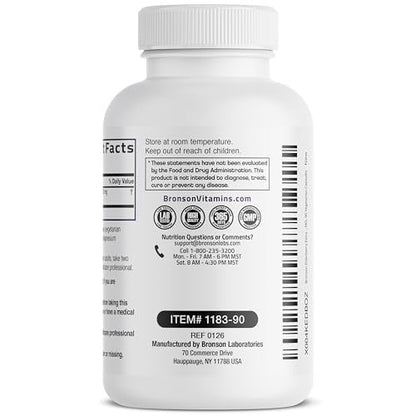 Bronson Holunder Extra Stark – Unterstützt das Immunsystem & Antioxidantien-Schutz, Non GMO, 90 Kapseln