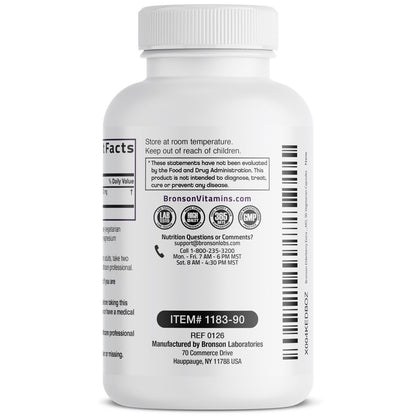 Bronson Holunder Extra Stark – Unterstützt das Immunsystem & Antioxidantien-Schutz, Non GMO, 90 Kapseln