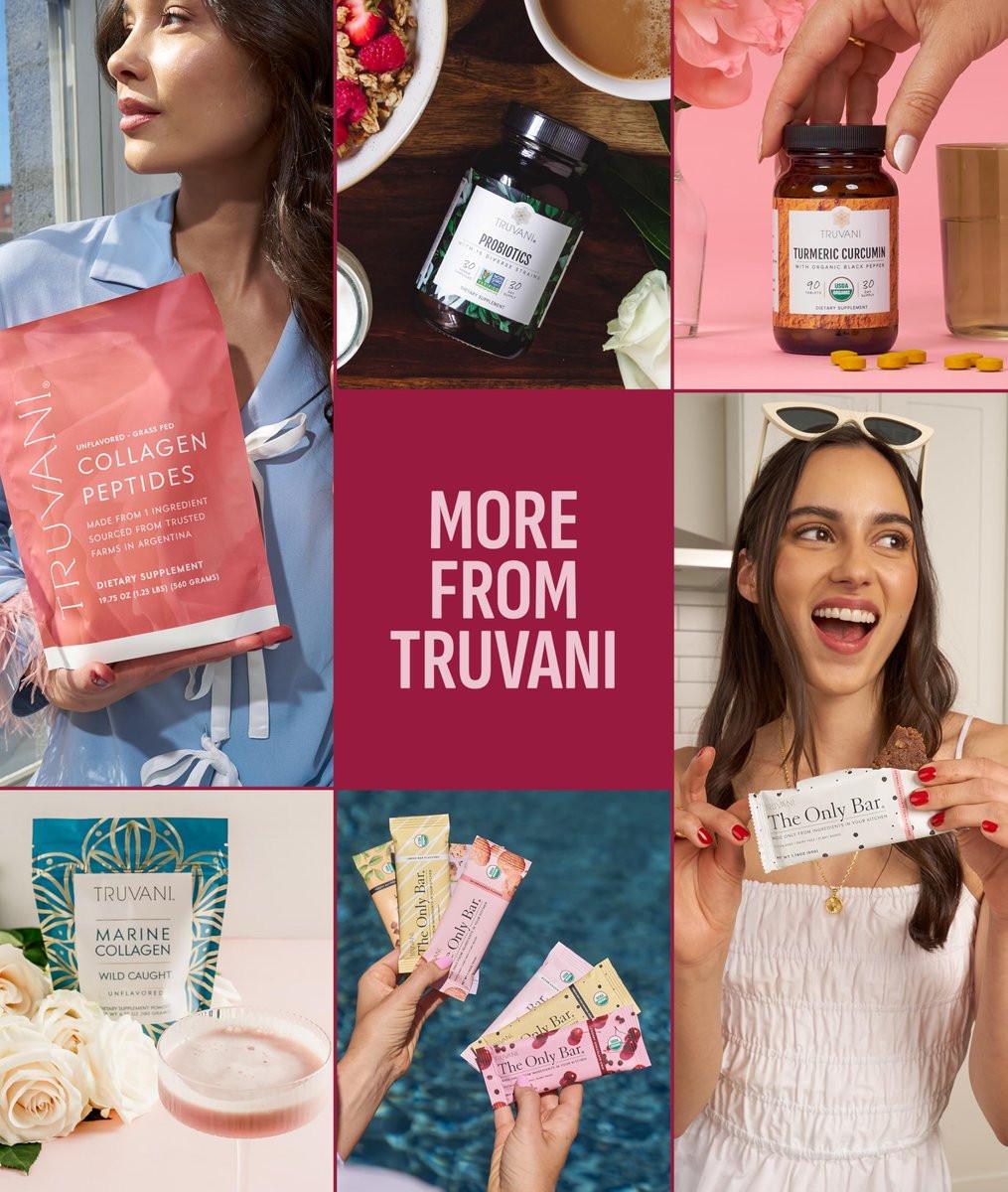 Truvani Veganes Erbsenproteinpulver | Schokolade-Erdbeere | 20g Bio-Pflanzenprotein | 1 Portion | Keto | Gluten- & laktosefrei | Wenig Kohlenhydrate | Ohne Zuckerzusatz
