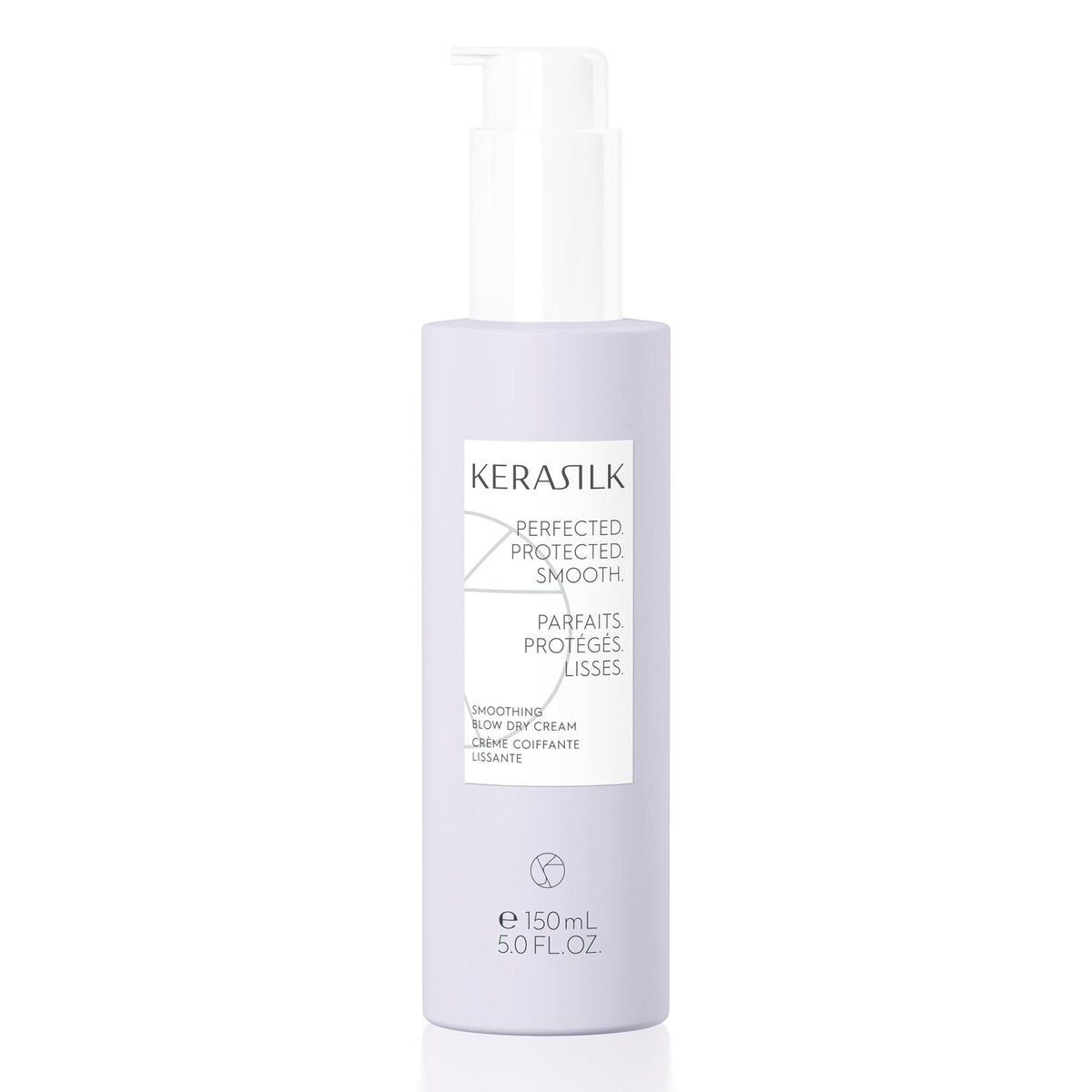 Kerasilk Glättende Föhncreme für Frizz-Kontrolle & Hitzeschutz, Vegan & Sulfatfrei, 150 ml