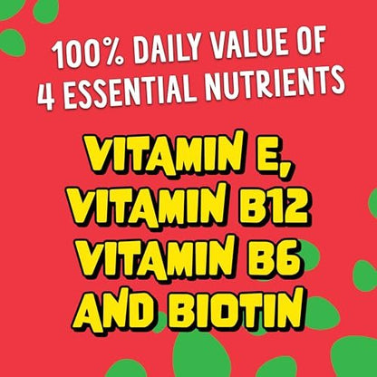 Flintstones Vitamine für wählerische Kinder + Eisen – Multivitamin Gummis mit Vitamin C, D, E, B6 und Eisen, Traubengeschmack, 60 Gummis