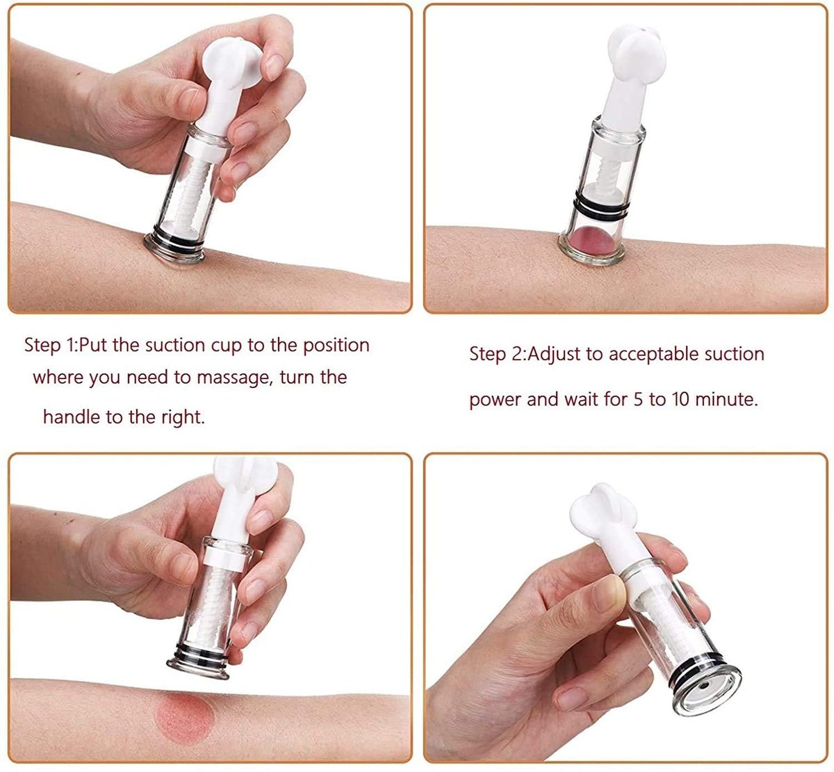 FINEVER Brustwarzenformer Saugglocke für flache und Hohlwarzen – 3er-Pack (4,1 x 1,1 Zoll)