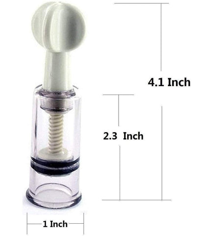 FINEVER Brustwarzenformer Saugglocke für flache und Hohlwarzen – 3er-Pack (4,1 x 1,1 Zoll)