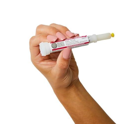 Beauty Secrets Tropf- und Verstopfungssicherer Nagelkleber (3er-Pack) – Klarer Gel-Kleber für langanhaltende Nagelverlängerungen