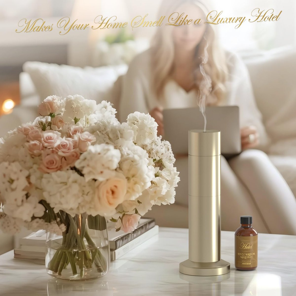 Hotel Diffuser Oil 4 Fl Oz (120 ml) – Inspiriert vom Ritz Carlton Hotel – Luxuriöses ätherisches Öl für Diffuser und DIY, Duftöl für Frauen und Männer
