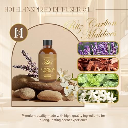 Hotel Diffuser Oil 4 Fl Oz (120 ml) – Inspiriert vom Ritz Carlton Hotel – Luxuriöses ätherisches Öl für Diffuser und DIY, Duftöl für Frauen und Männer