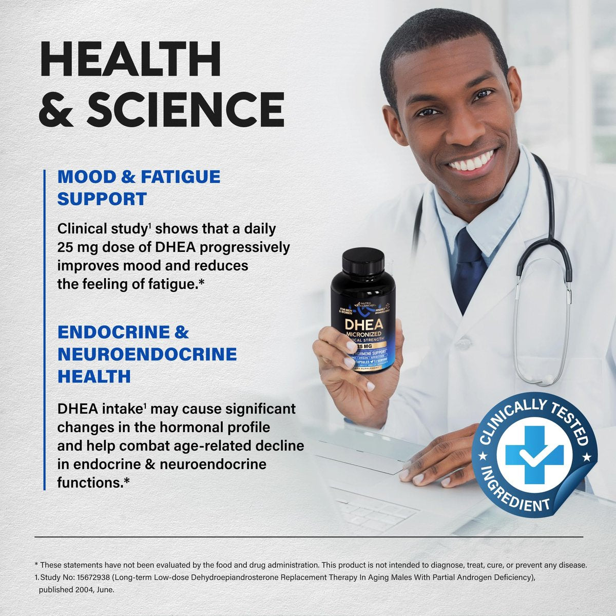 DHEA 25mg – Mikronisiertes DHEA Präparat für Frauen & Männer – Klinisch geprüfte Stärke & Bioverfügbarkeit – Unterstützt gesundes Altern, Hormonbalance & Energie – Labortest – Vegan & NON-GMO – 120 Kapseln