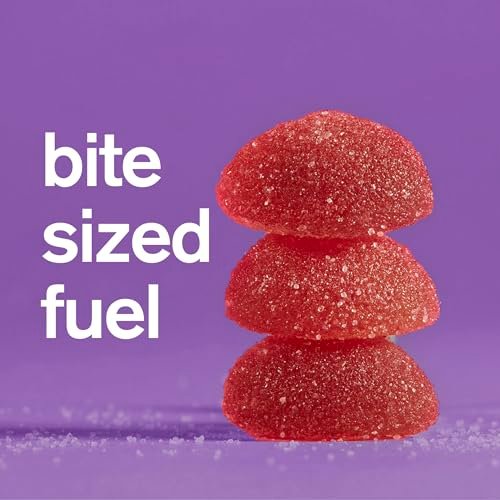 Skratch Labs Energy Chews Traube | Gummibärchen für Läufer, Radfahrer & Ausdauersportler | Schnelle Kohlenhydrate, leicht verdaulich, mit echten Früchten | Gel-Alternative für lange Läufe & Fahrten | 10er-Pack | Glutenfrei, vegan