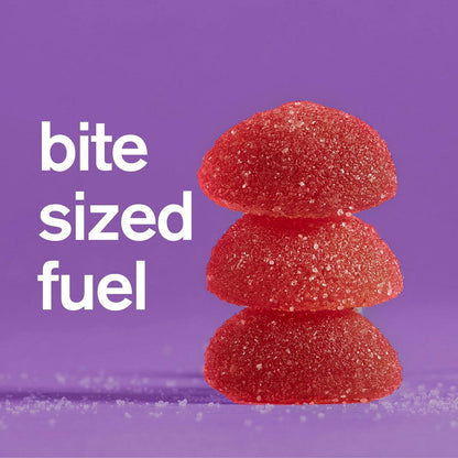 Skratch Labs Energy Chews Traube | Gummibärchen für Läufer, Radfahrer & Ausdauersportler | Schnelle Kohlenhydrate, leicht verdaulich, mit echten Früchten | Gel-Alternative für lange Läufe & Fahrten | 10er-Pack | Glutenfrei, vegan