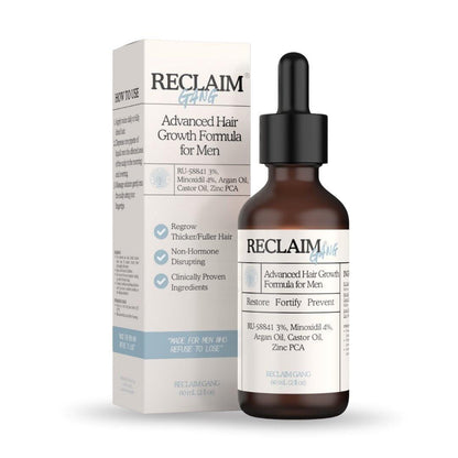 RU58841 + Minoxidil (60 ml) Haarwachstums-Serum – Fördert dickeres, volleres Haar mit natürlichen Feuchtigkeitsölen