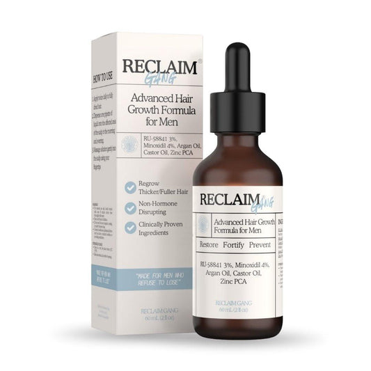 RU58841 + Minoxidil (60 ml) Haarwachstums-Serum – Fördert dickeres, volleres Haar mit natürlichen Feuchtigkeitsölen