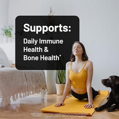 NatureWise Vitamin D3 5000 IU + K2 (MK7) 100 mcg mit Bio nativem Kokosöl – Unterstützt Kalziumaufnahme, Knochen- und Immunsystem – Non-GMO, Soja- und glutenfrei – 30 Weichkapseln (30-Tage-Vorrat)