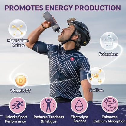 ZEBORA Magnesium Pulver für Schlaf – Chelat-Magnesium-Komplex mit Glycinat, Citrat und Malat, ungewürztes Getränkepulver mit Elektrolyten für Muskel- und Gehirngesundheit, vegan, non-GMO, 10,58 oz