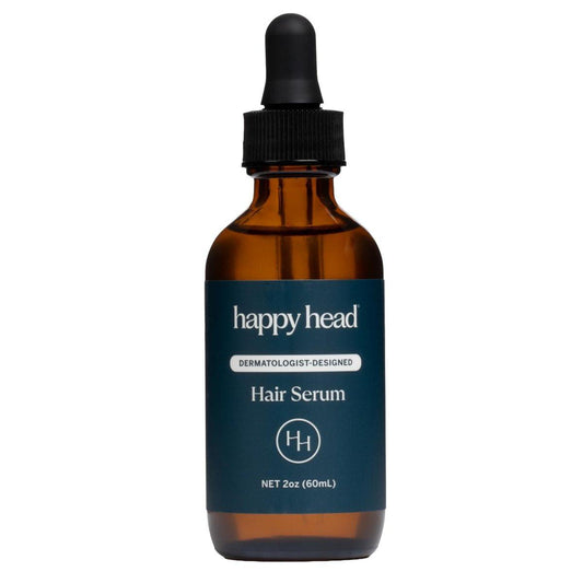 Happy Head Haar Serum für Männer & Frauen – mit Procapil, Biotin, Ashwagandha & Kollagen – Leave-In Kopfhautpflege für die tägliche Haarroutine zu Hause – leichtes, 2-Flaschen-Format