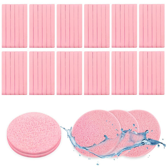 240 Stück Gesichtsschwämme komprimiert – Professionelle Make-up-Entfernungsschwämme, runde Reinigungsschwämme für Spa, Peeling, Maske