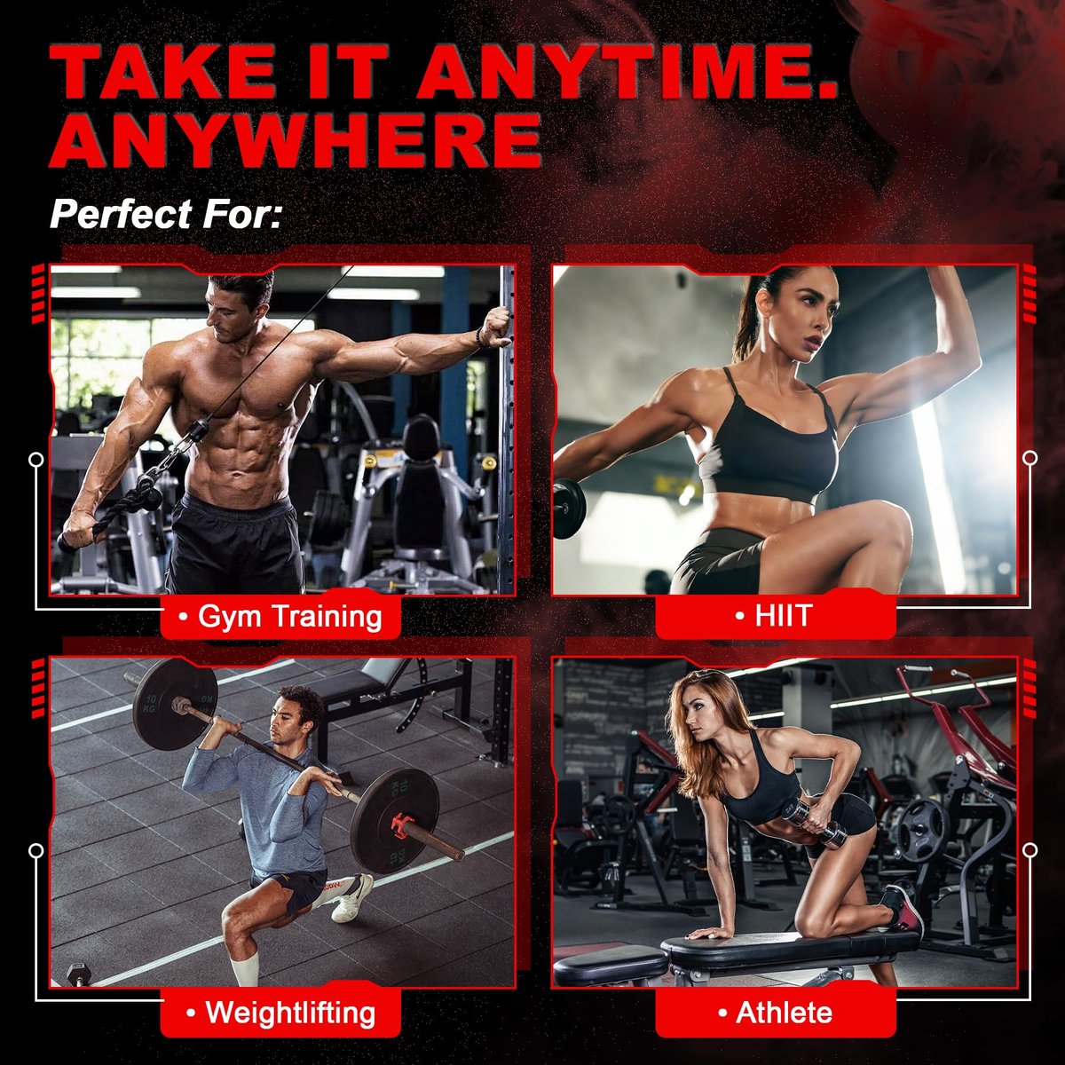 Creatin Monohydrat Gummis für Männer & Frauen mit L-Carnitin & Taurin – Zuckerfreie, vegane, kaubare Gummis im Beerengeschmack – 120 Stück – Pre-Workout für Muskelkraft & Energie