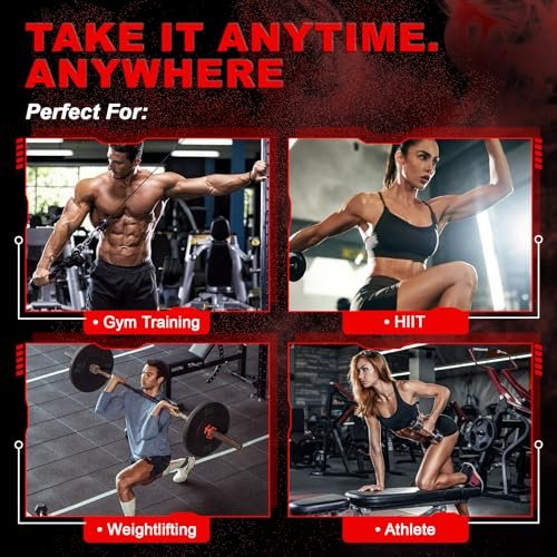Creatin Monohydrat Gummis für Männer & Frauen mit L-Carnitin & Taurin – Zuckerfreie, vegane, kaubare Gummis im Beerengeschmack – 120 Stück – Pre-Workout für Muskelkraft & Energie