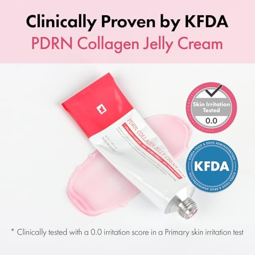 TOSOWOONG PDRN Collagen Jelly Cream – 5.000 ppm Lachs-DNA PDRN, Niacinamid, hydrolysiertes Kollagen – feuchtigkeitsspendende und festigende Gesichtscreme – 50 ml