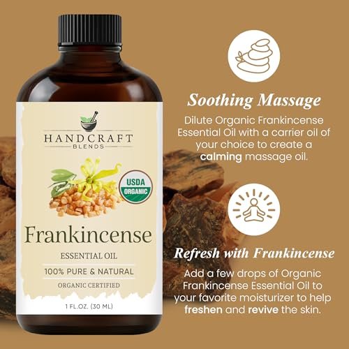 Handcraft Blends Bio Weihrauch Ätherisches Öl – 30 ml – 100% Rein und Natürlich – Premium Qualität für Diffuser und Aromatherapie