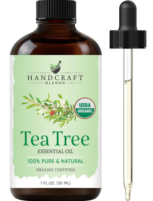 Handcraft Blends Bio Teebaumöl – 30 ml – 100% rein und natürlich – Premium-Qualität ätherisches Öl für Diffuser und Aromatherapie