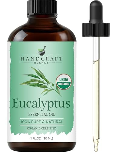 Handcraft Blends Bio Eukalyptus Ätherisches Öl – 30 ml – 100% Rein und Natürlich – Premium Qualität für Diffuser und Aromatherapie