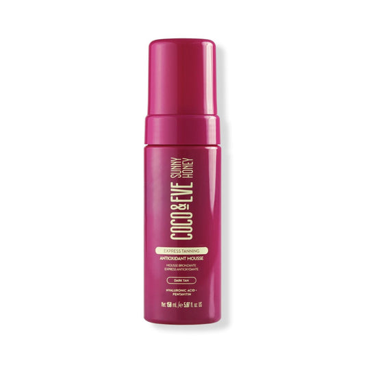 Coco & Eve Express Self Tanning Mousse – 1-Stunden-Bräune ohne Streifen, hydratisierend, schnelltrocknend, mit Hyaluronsäure & Kokosextrakt, vegan & tierversuchsfrei | 150 ml