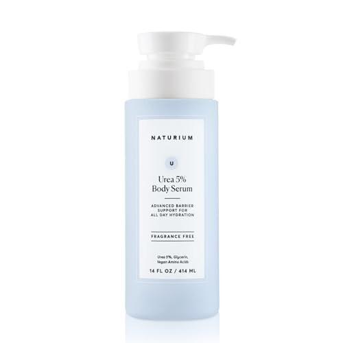 Naturium Urea 5% Körper Serum – Leichtes, feuchtigkeitsspendendes Serum mit pflegenden und beruhigenden Eigenschaften für die Hautbarriere, vegan & tierversuchsfrei, 414 ml