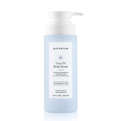 Naturium Urea 5% Körper Serum – Leichtes, feuchtigkeitsspendendes Serum mit pflegenden und beruhigenden Eigenschaften für die Hautbarriere, vegan & tierversuchsfrei, 414 ml
