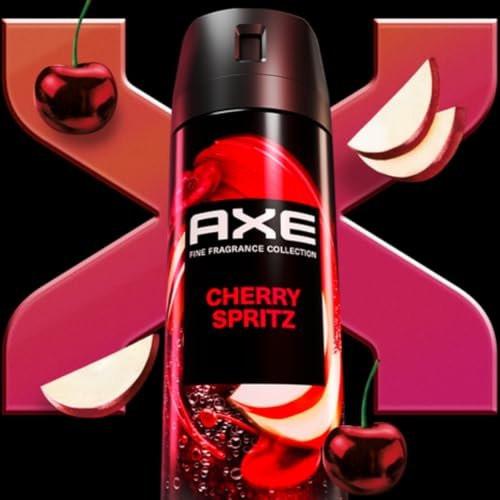AXE Feine Duft Body Spray Sortiment 4er-Pack Touch of Sweetness - Cherry Spritz, Pure Coconut, Black Vanilla, Watermelon Freeze - Aluminiumfrei 4 oz