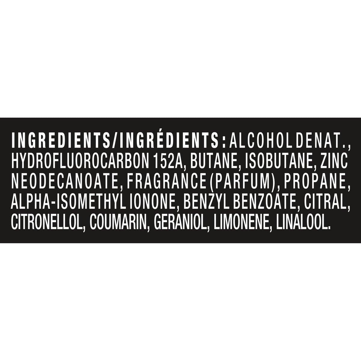 AXE Feine Duft Body Spray Sortiment 4er-Pack Touch of Sweetness - Cherry Spritz, Pure Coconut, Black Vanilla, Watermelon Freeze - Aluminiumfrei 4 oz