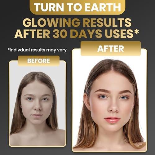 TURN TO EARTH Tag & Nacht Retinol Feuchtigkeitscreme mit Kollagen und Hyaluronsäure für das Gesicht, 1,7 oz