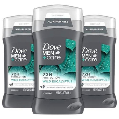 DOVE MEN + CARE Deodorant Wild Eucalyptus Ohne Aluminium 3er Pack 3 oz