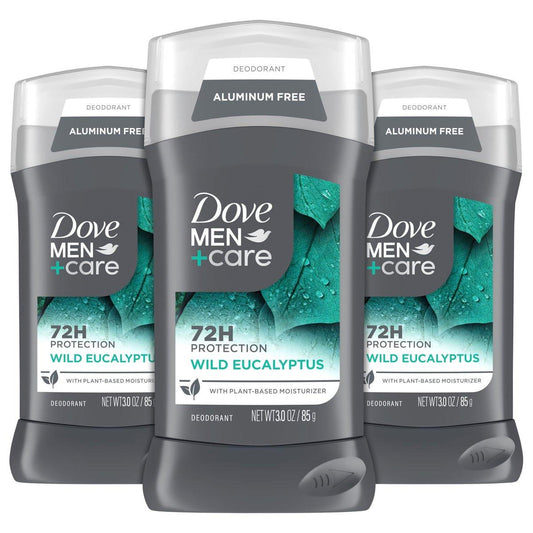 DOVE MEN + CARE Deodorant Wild Eucalyptus Ohne Aluminium 3er Pack 3 oz
