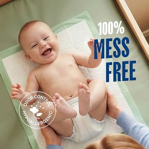Chucks Pads Einweg-Unterlagen [50er-Pack] 43x61 cm - Welpenunterlagen, Wickelunterlagen für Babys, Inkontinenz-Einlagen für Senioren, auslaufsicher