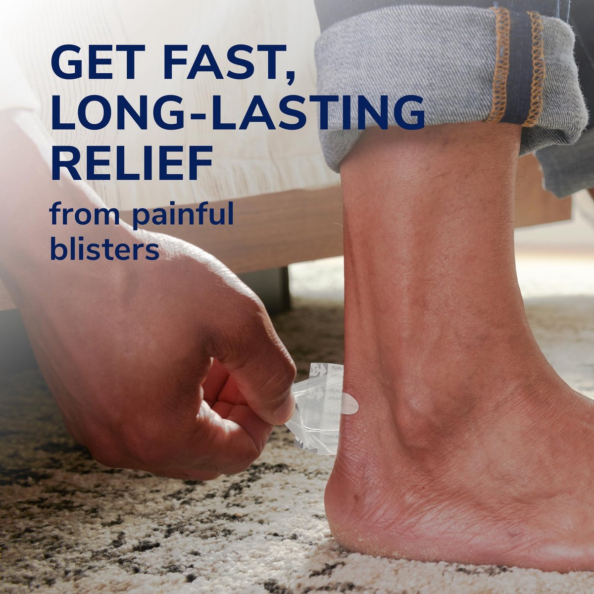 Dr. Scholl’s Blasen-Schmerzlinderung Komplettset, 8 Stück – Die einzige Blasenbehandlung mit aktivem Schmerzmittel, Dicht- und Heilpflaster mit Hydrogel-Technologie, Blasenpflaster, 4% Lidocain zur Betäubung von Schmerzen