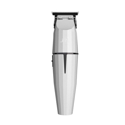 Professioneller kabelloser Haartrimmer für Barbers - Amazon Series JRL Ghost 2020T mit Smart-Clip™ Technologie, EZ-Gap® T-Klinge, 8200 U/min Motor, 3,5 Stunden Laufzeit (Weiß)
